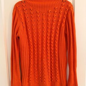 Opening Ceremony Vibrant Orange Turtleneck Sweater